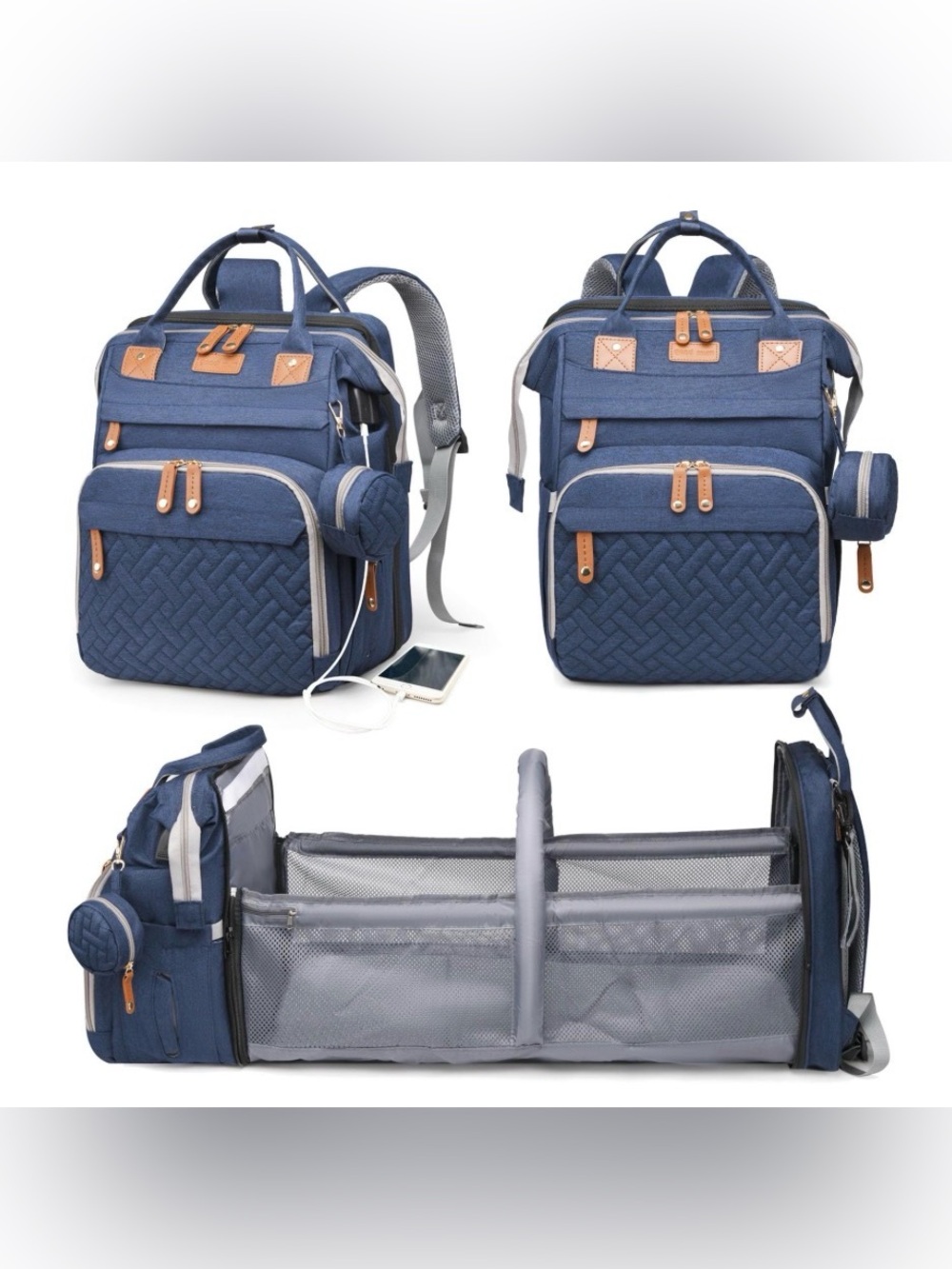 Astro Alan Baby Diaper Bags With Changing Station